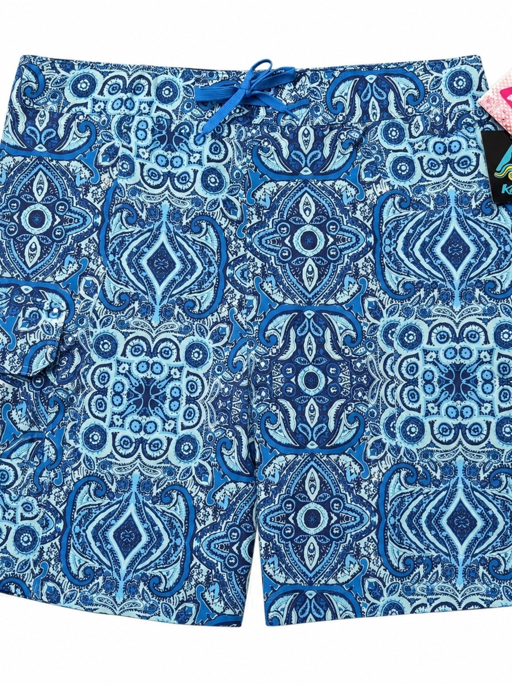 Kanu Surf Blue Paisley Swim Shorts